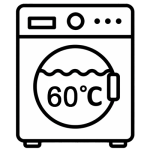 waschbar bis 60 °C