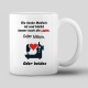Tasse »Die beste Medizin ist Liebe. Oder Nähen. Oder beides«