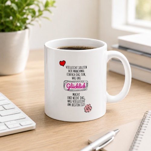 Tasse »Vielleicht sollten wir manchmal einfach das...
