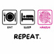 Tasse »Eat Sleep Häkeln Repeat«