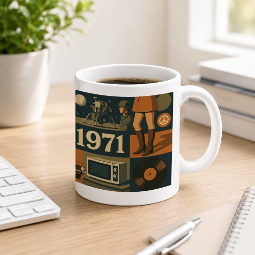 Tasse »1971 – ikonische Motive &...