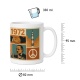 Tasse »Jahr 1972 – Geschichte & Kultur«