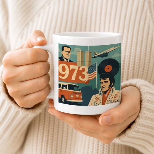 Tasse »1973 – Highlights & Kultmotive«