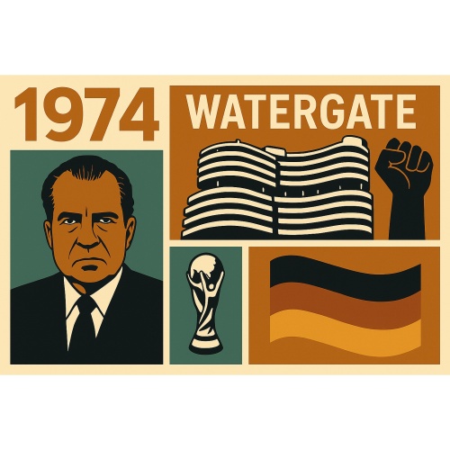 Tasse »1974 Watergate & WM Deutschland«