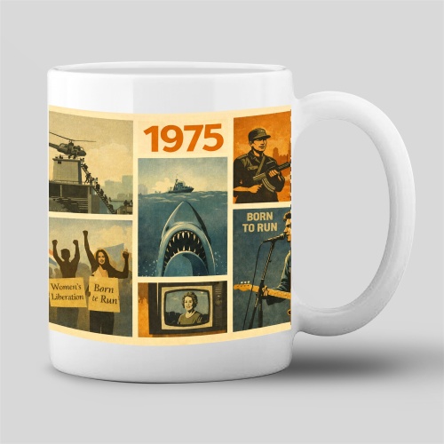 Tasse »1975 – Kultjahr im Retro-Design«