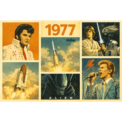 Tasse »1977 Retro-Ikonen & Popkultur«