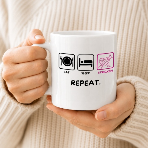 Tasse »Eat Sleep Stricken Repeat«