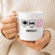 Tasse »Eat Sleep Stricken Repeat«