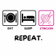 Tasse »Eat Sleep Stricken Repeat«