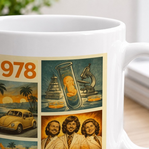 Tasse »1978 Retro-Motiv«