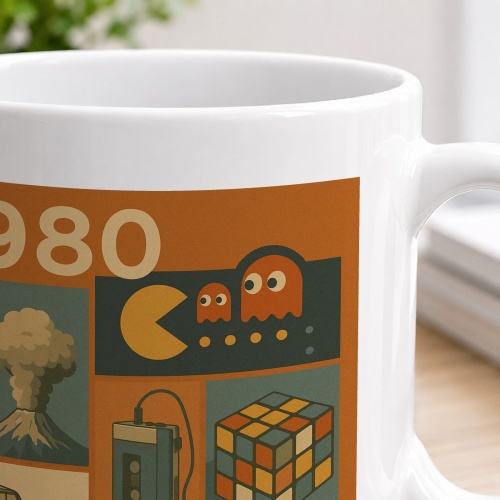 Tasse »1980 Retro Motive«