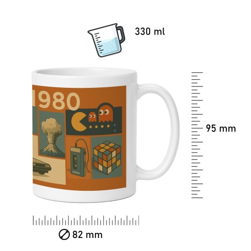 Tasse »1980 Retro Motive«