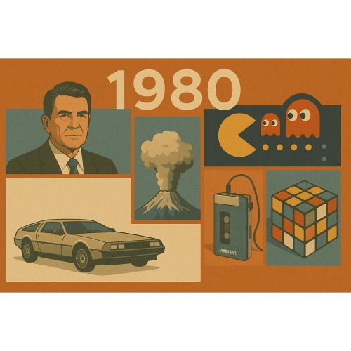 Tasse »1980 Retro Motive«