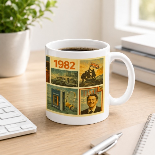 Tasse »1982 – Kultmomente & Legenden«