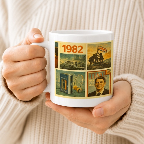 Tasse »1982 – Kultmomente & Legenden«