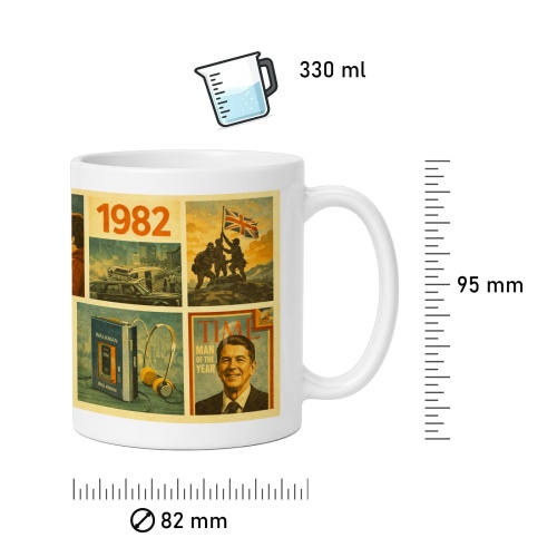 Tasse »1982 – Kultmomente & Legenden«