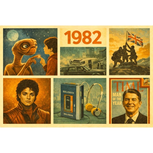 Tasse »1982 – Kultmomente & Legenden«