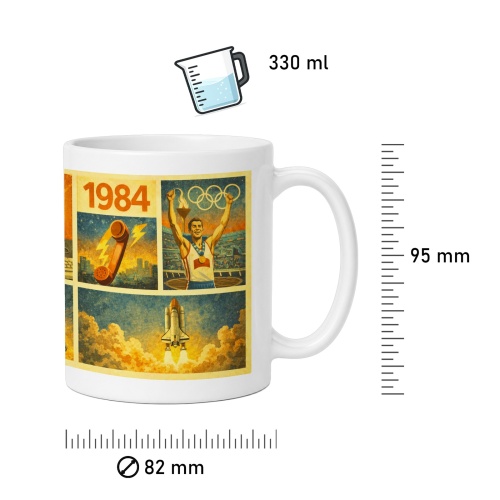 Tasse »1984 – Retro-Momente & Olympiade«
