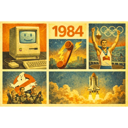 Tasse »1984 – Retro-Momente & Olympiade«