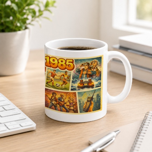 Tasse »1985 – Kultmomente &...