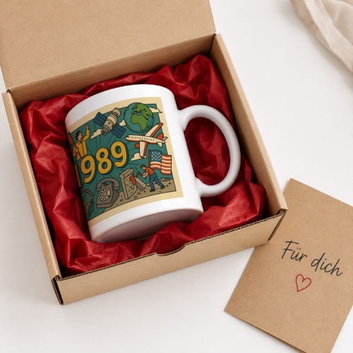 Tasse »1989 – Zeitgeschichte & Mauerfall«