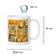 Tasse »1990 – Zeitreise-Motiv«