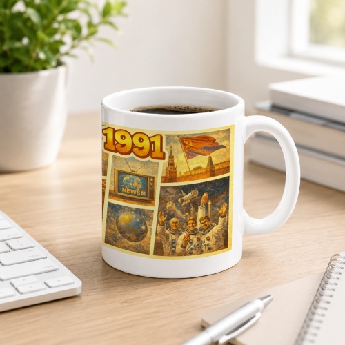 Tasse »1991 – Historische Momente«