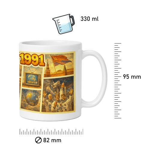 Tasse »1991 – Historische Momente«