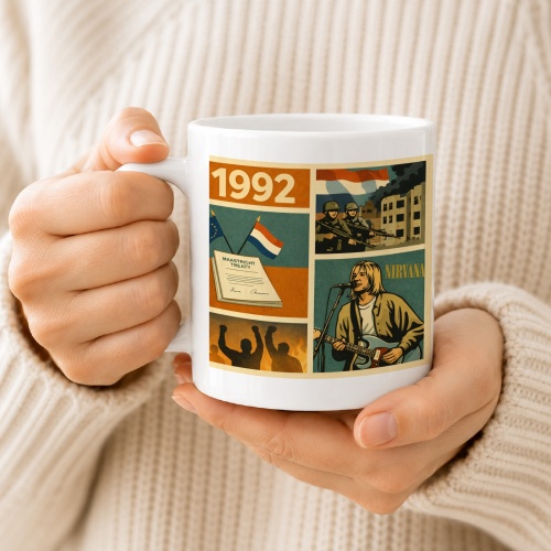 Tasse »1992 – Ereignisse & Kultur-Highlights«