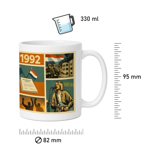 Tasse »1992 – Ereignisse & Kultur-Highlights«