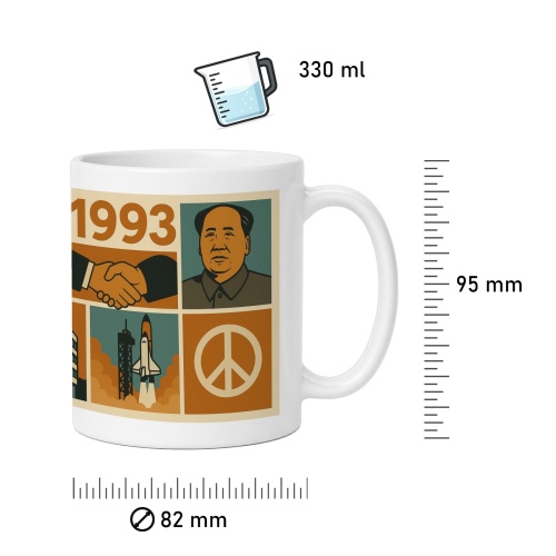 Tasse »1993 – Zeitgeschichte & Symbole«