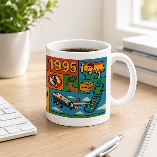 Tasse »Jahrgang 1995 – Kultmotive«