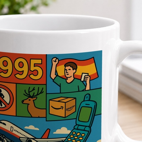 Tasse »Jahrgang 1995 – Kultmotive«