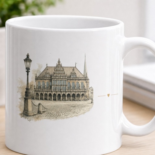 Tasse »Rathaus Bremen – Deutsches Kulturerbe«