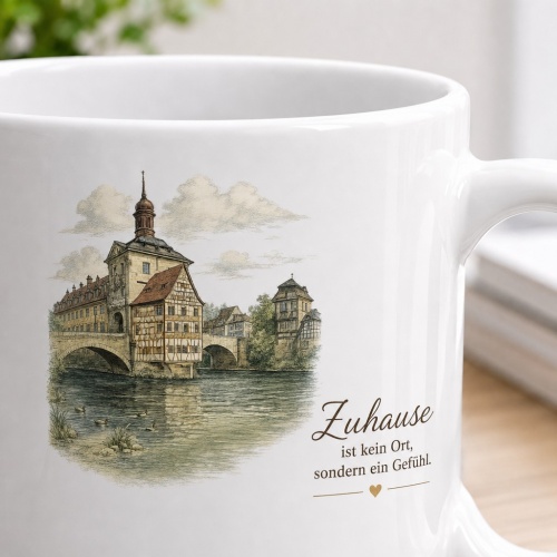 Tasse »Altes Rathaus Bamberg – Land der Dichter und Denker«