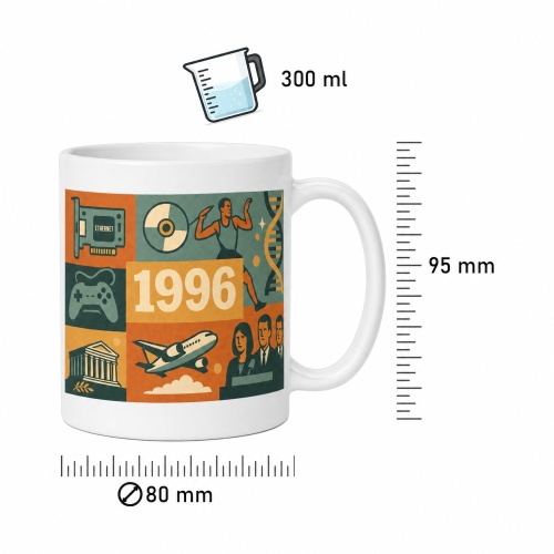 Tasse »1996 Retro-Motiv«