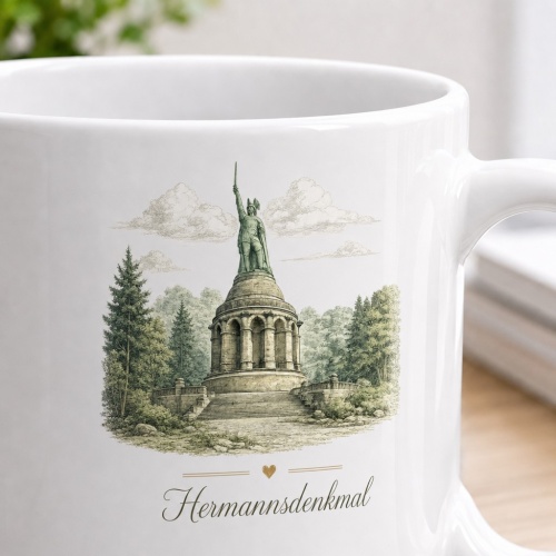 Tasse »Hermannsdenkmal – Land der Dichter und Denker«