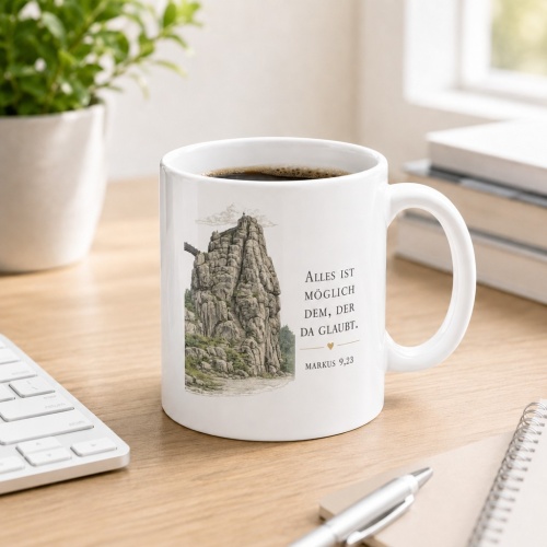 Tasse »Externsteine – Kulturdenkmal«