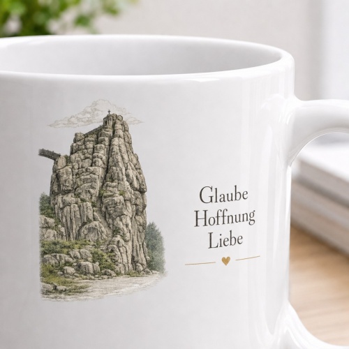 Tasse »Externsteine – Kulturdenkmal«