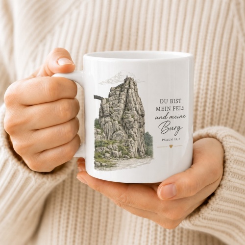 Tasse »Externsteine – Kulturdenkmal«