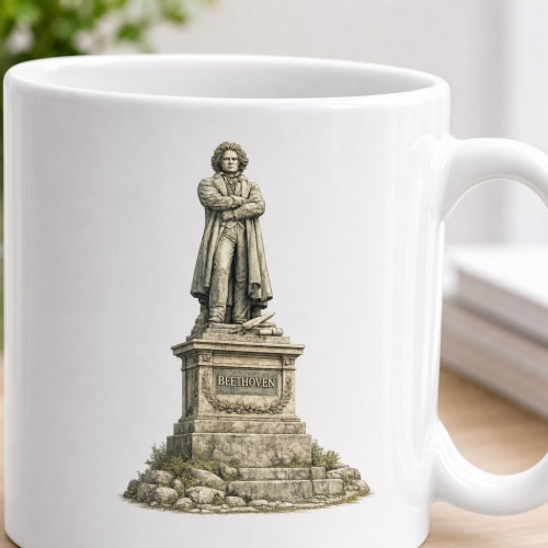 Tasse »Beethoven-Denkmal – Land der Dichter und Denker«