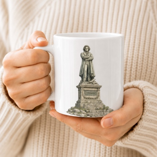 Tasse »Beethoven-Denkmal – Land der Dichter und Denker«