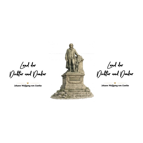 Tasse »Goethe-Denkmal – Land der Dichter und Denker«