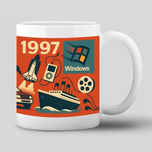 Tasse »1997 Retro-Icons«