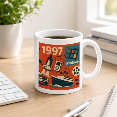 Tasse »1997 Retro-Icons«