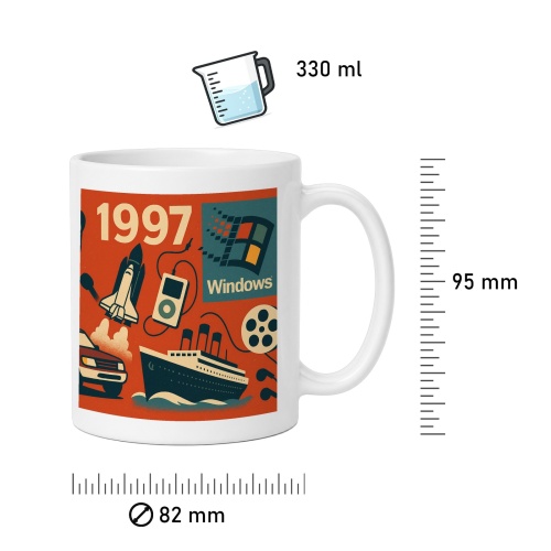 Tasse »1997 Retro-Icons«