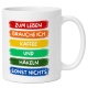 Tasse »Zum Leben brauche ich Kaffee und Häkeln sonst nichts«