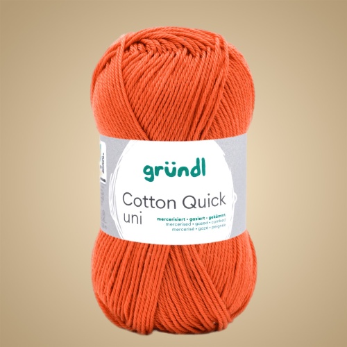 »Cotton Quick uni« Rostrot