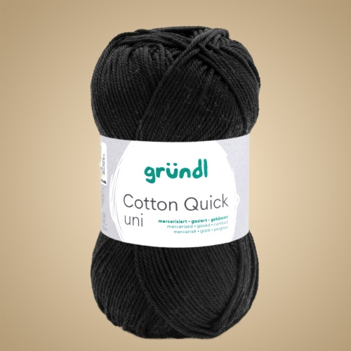 »Cotton Quick uni« Schwarz