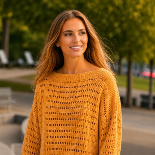 »Cotton Quick uni« Senf